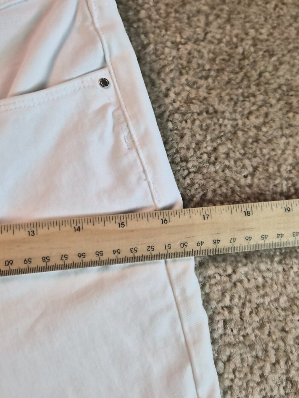 White House Black Market Women’s The Sculpt Skinny Ankle Jeans Size 2 White G044 - Picture 8 of 10